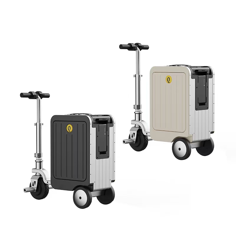 Smart Riding Boarding 20 Inch Electric Motorized Suitcase Scooter Luggage