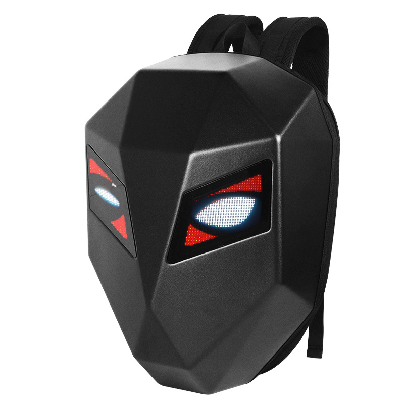 Fashion, Creative, Personalized LED Motorcycle Riding Backpack, Cartoon Iron Man Backpack