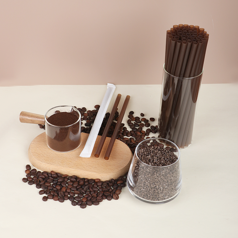 PLA Coffee Grounds Straw