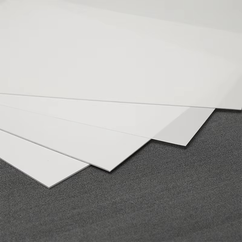  Glossy White Matt White Eco-friendly Material RPVC Sheet Recycled PVC for Traditional Plastic Cards