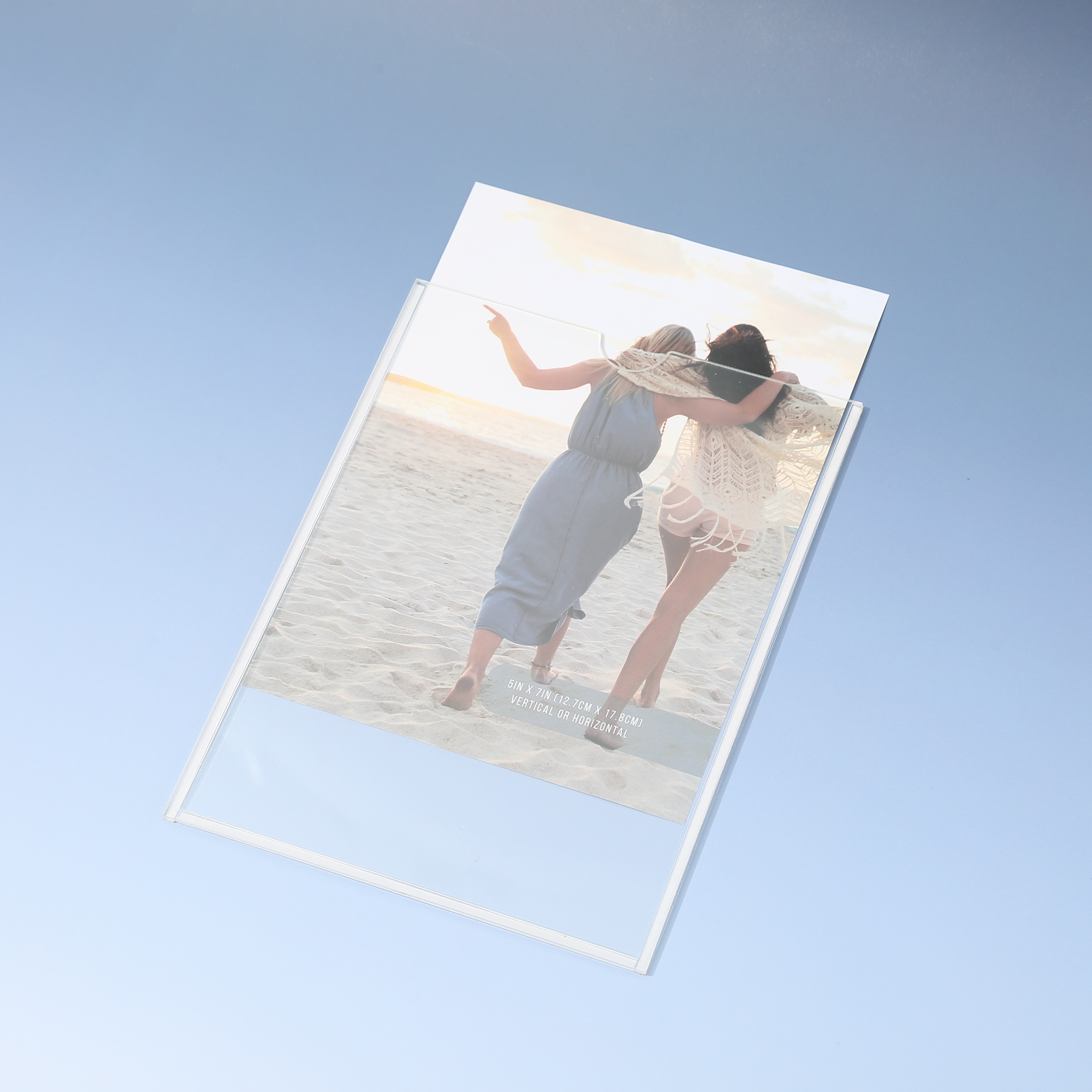 Custom Size Transparent Storage Acrylic Card Holder Plastic Picture Frames Acrylic Poster Holder Acrylic Sign Holder