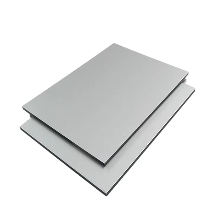 ACP Sheet Aluminum Composite Panel 3MM 4MM White Color Gray Color