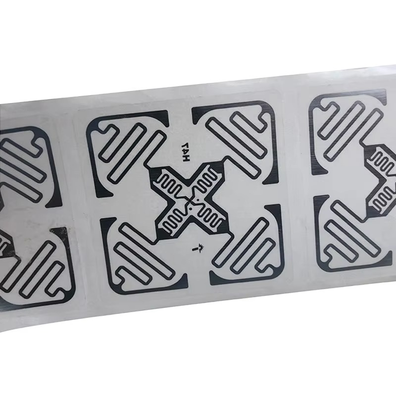 Transparent PVE Rfid Uhf Inlaylabelsticker  for Asset Tracking and Logistics