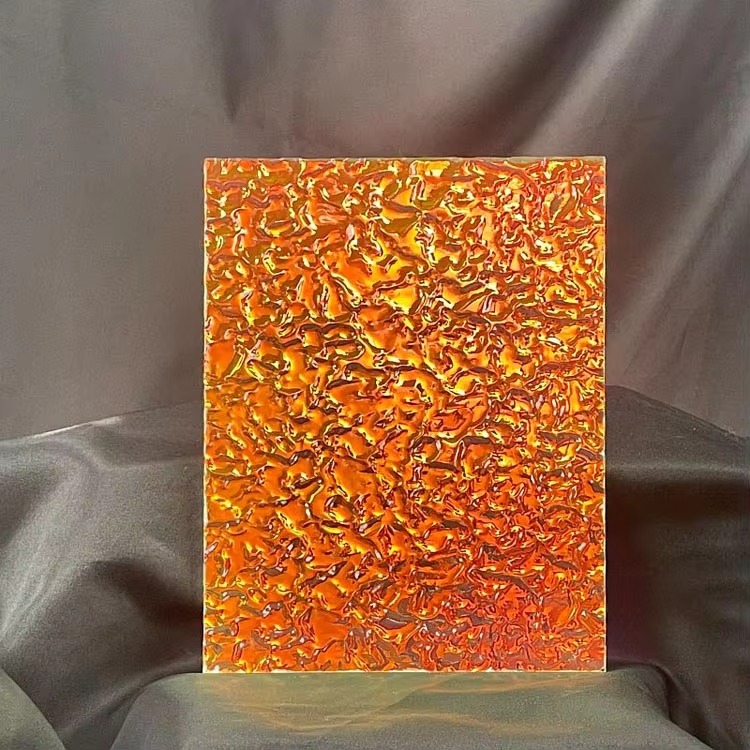 Tinted Ripples s Window Panel Corrugate Dyeing Acrylic Sheet Shatterproof s Window Plastic Sheet