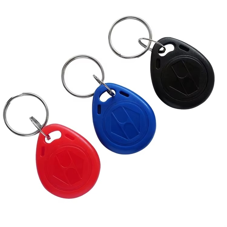 Factory High Quality ABS 125Khz TK4100 Rfid Key Fob Rfid Key Tag  Access Control Keychain for Secure Door Entry