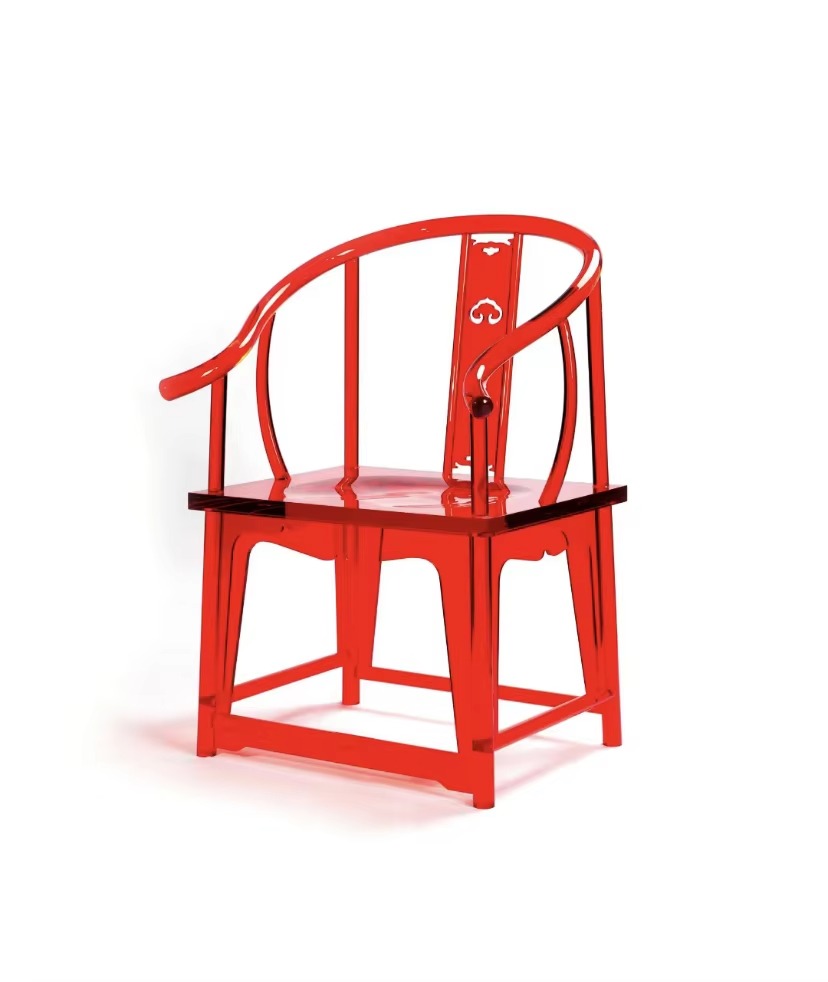 Modern Waterproof Clear Acrylic Armchair Sofa for Living Room Home Decor with Stylish Design