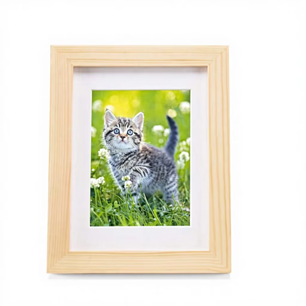 Acrylic Photo Frame Transparent Organic Glass Rectangle High Light Transmittance Hand-Painted Palette DIY Painted Blessing