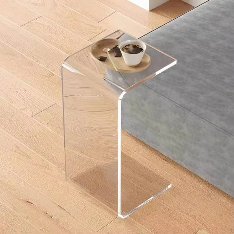 Acrylic Side Table Living Room Furniture Home Decor Customized s Bed Sidetable Acrylic Console Table for Living Room