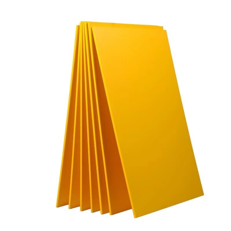 Rigid Foam Plastic Board Closed Cell Expanded Plastic Board Yellow PVC SHEET